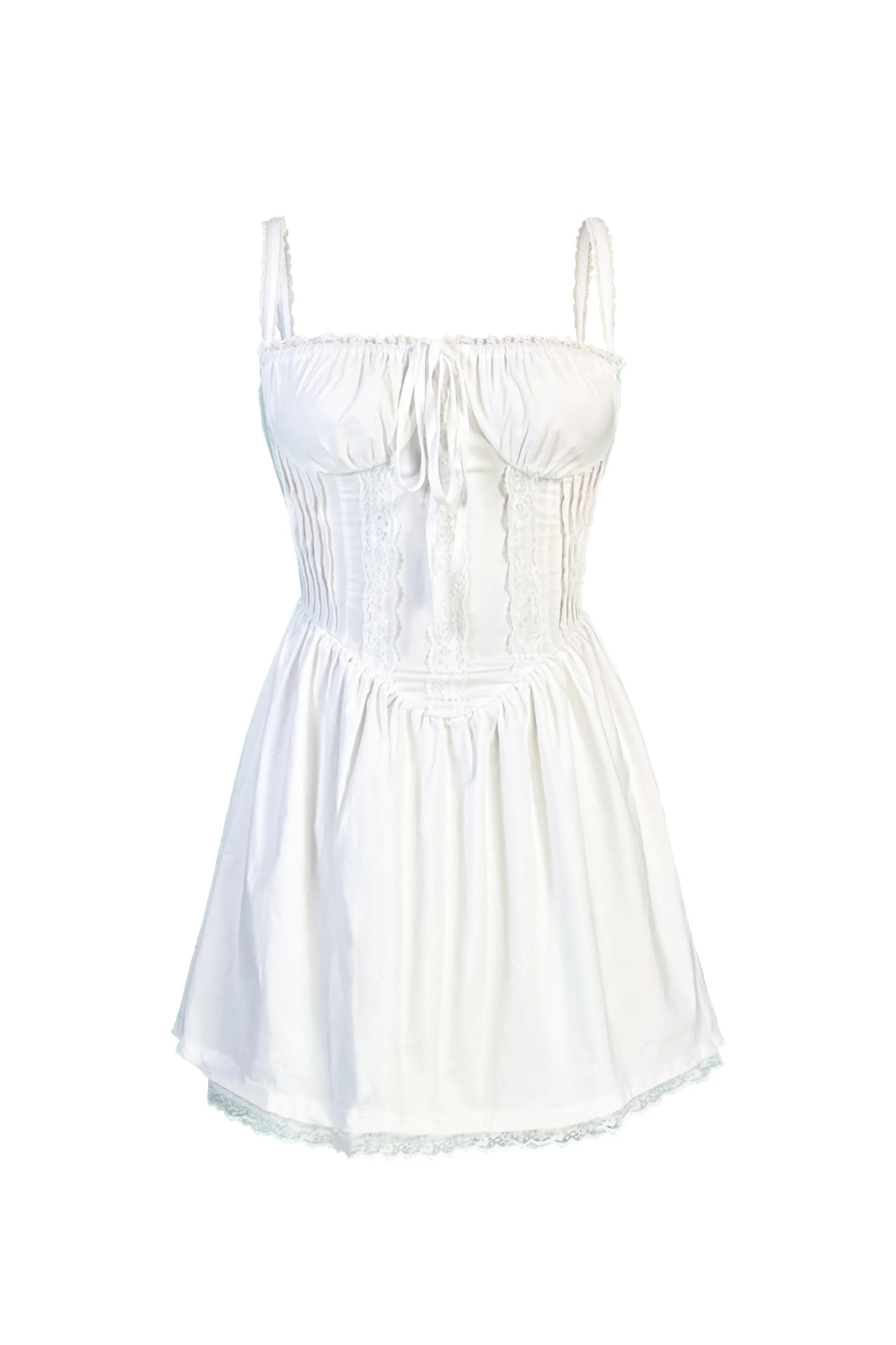 Eloise A-Line Sleeveless Waist Fitted Mini Dress