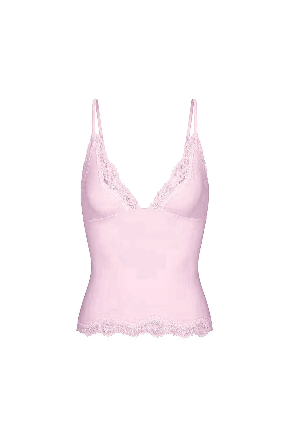 Cosette High Elasticity Camisole Lace Decorative Top