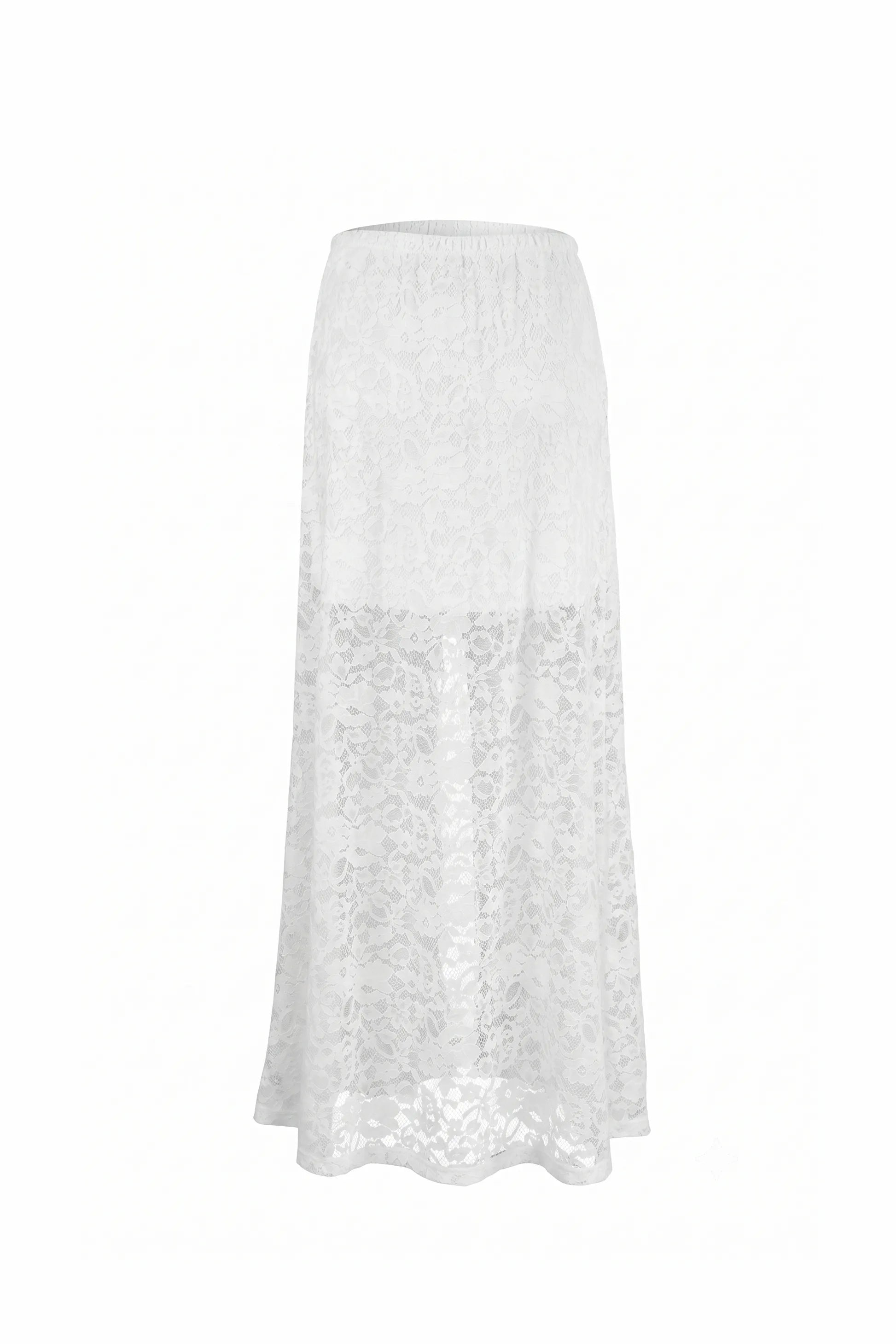 Clara Lace Double-layer Maxi Skirt